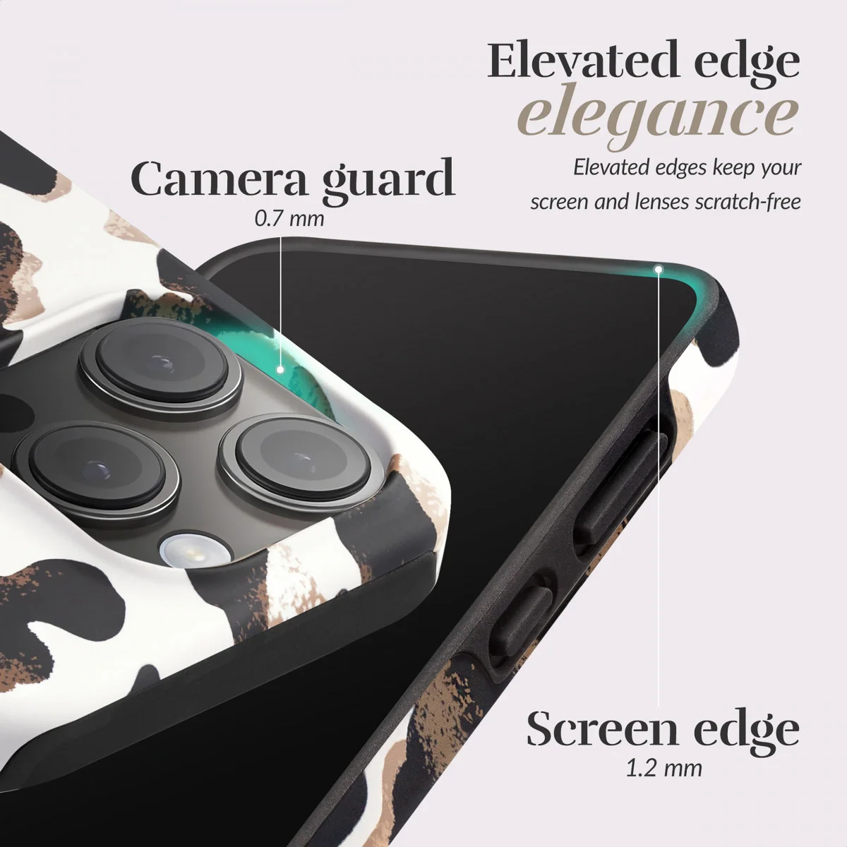 MIO MagSafe Apple iPhone 12 / 12 Pro Hoesje Back Cover Leopard afbeelding 5