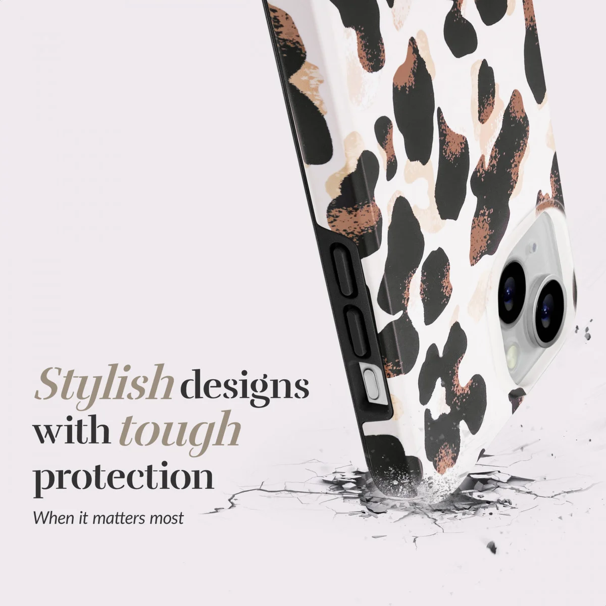 MIO MagSafe Apple iPhone 12 / 12 Pro Hoesje Back Cover Leopard afbeelding 7