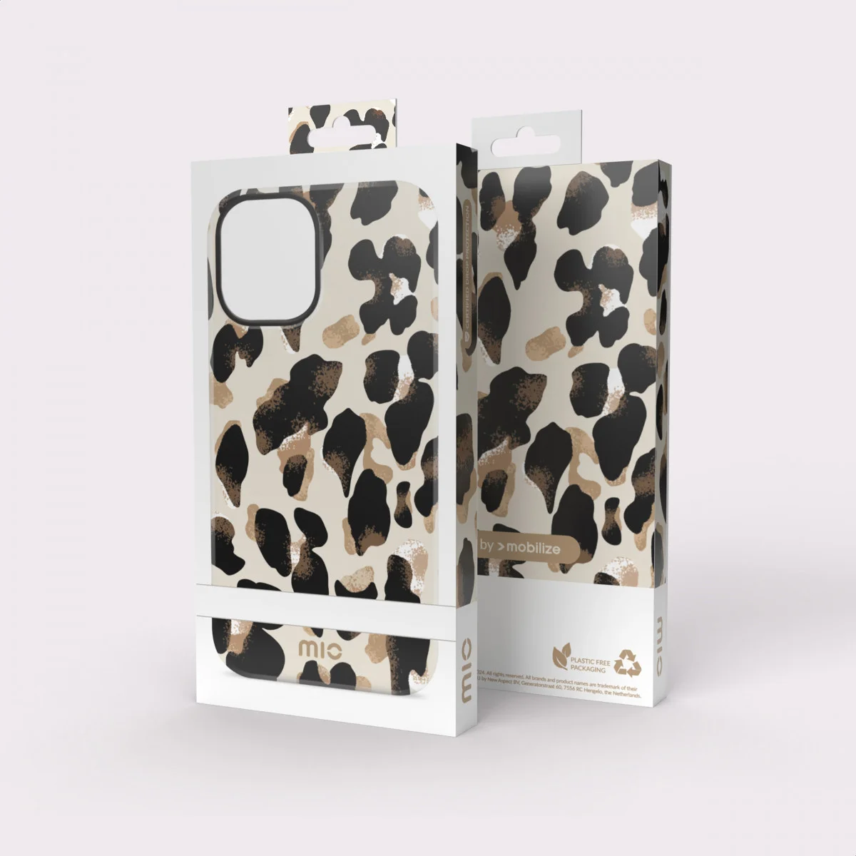 MIO MagSafe Apple iPhone 12 / 12 Pro Hoesje Back Cover Leopard afbeelding 10