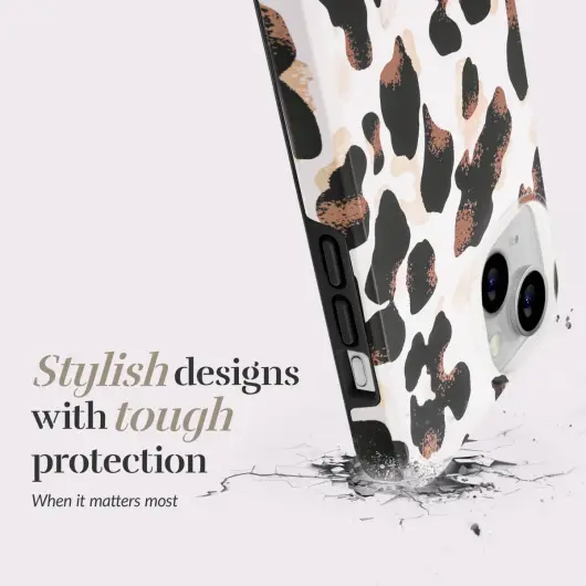 MIO MagSafe Apple iPhone 12 / 12 Pro Hoesje Back Cover Leopard afbeelding 7
