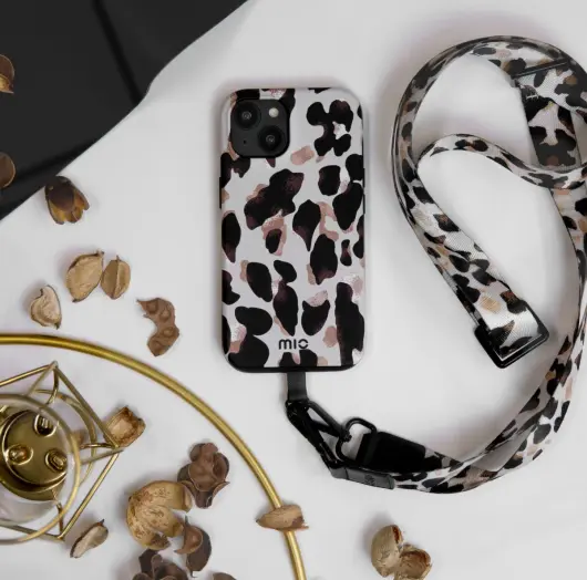 MIO MagSafe Apple iPhone 12 / 12 Pro Hoesje Back Cover Leopard afbeelding 9