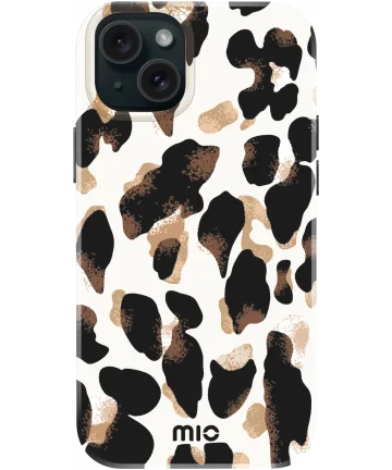 MIO MagSafe Apple iPhone 15 Plus / 14 Plus Hoesje Hard Shell Leopard Hoesjes