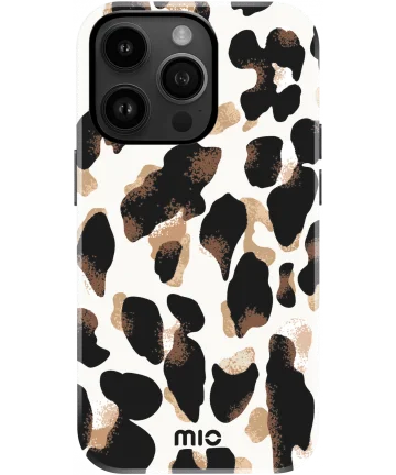 MIO MagSafe Apple iPhone 14 Pro Hoesje Hard Shell Cover Leopard Hoesjes