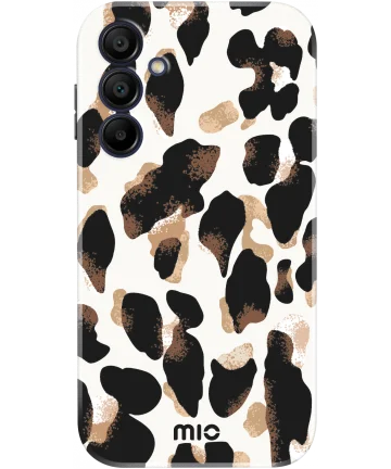 MIO MagSafe Samsung Galaxy A15 Hoesje Hard Shell Cover Leopard Hoesjes