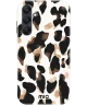 MIO MagSafe Samsung Galaxy A25 Hoesje Hard Shell Cover Leopard