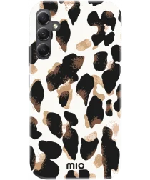 MIO MagSafe Samsung Galaxy A34 Hoesje Hard Shell Cover Leopard