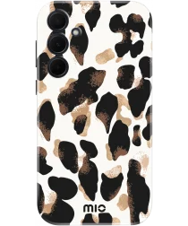MIO MagSafe Samsung Galaxy A35 Hoesje Hard Shell Cover Leopard