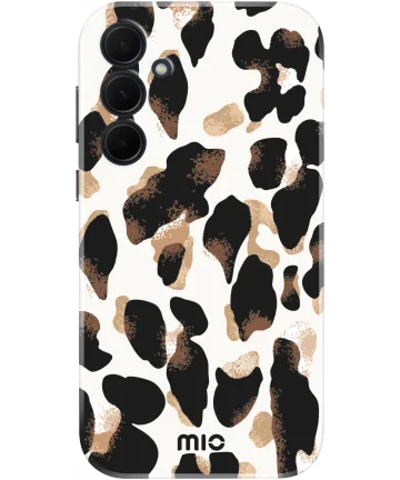 MIO MagSafe Samsung Galaxy A35 Hoesje Hard Shell Cover Leopard Hoesjes
