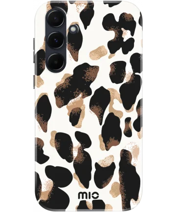 MIO MagSafe Samsung Galaxy A55 Hoesje Hard Shell Cover Leopard Hoesjes