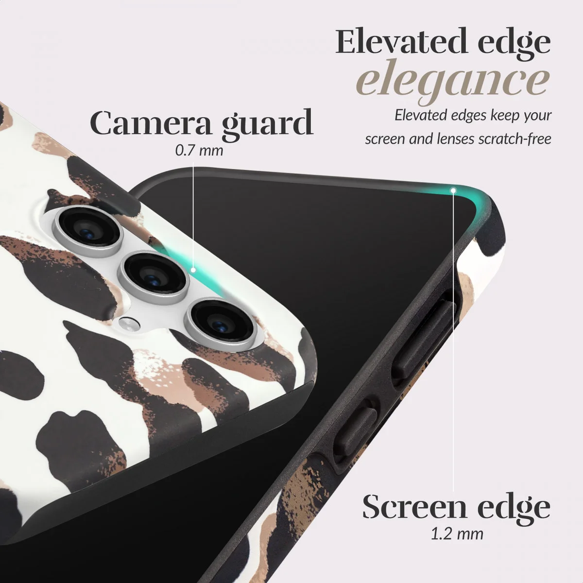 MIO MagSafe Samsung Galaxy A55 Hoesje Hard Shell Cover Leopard afbeelding 5