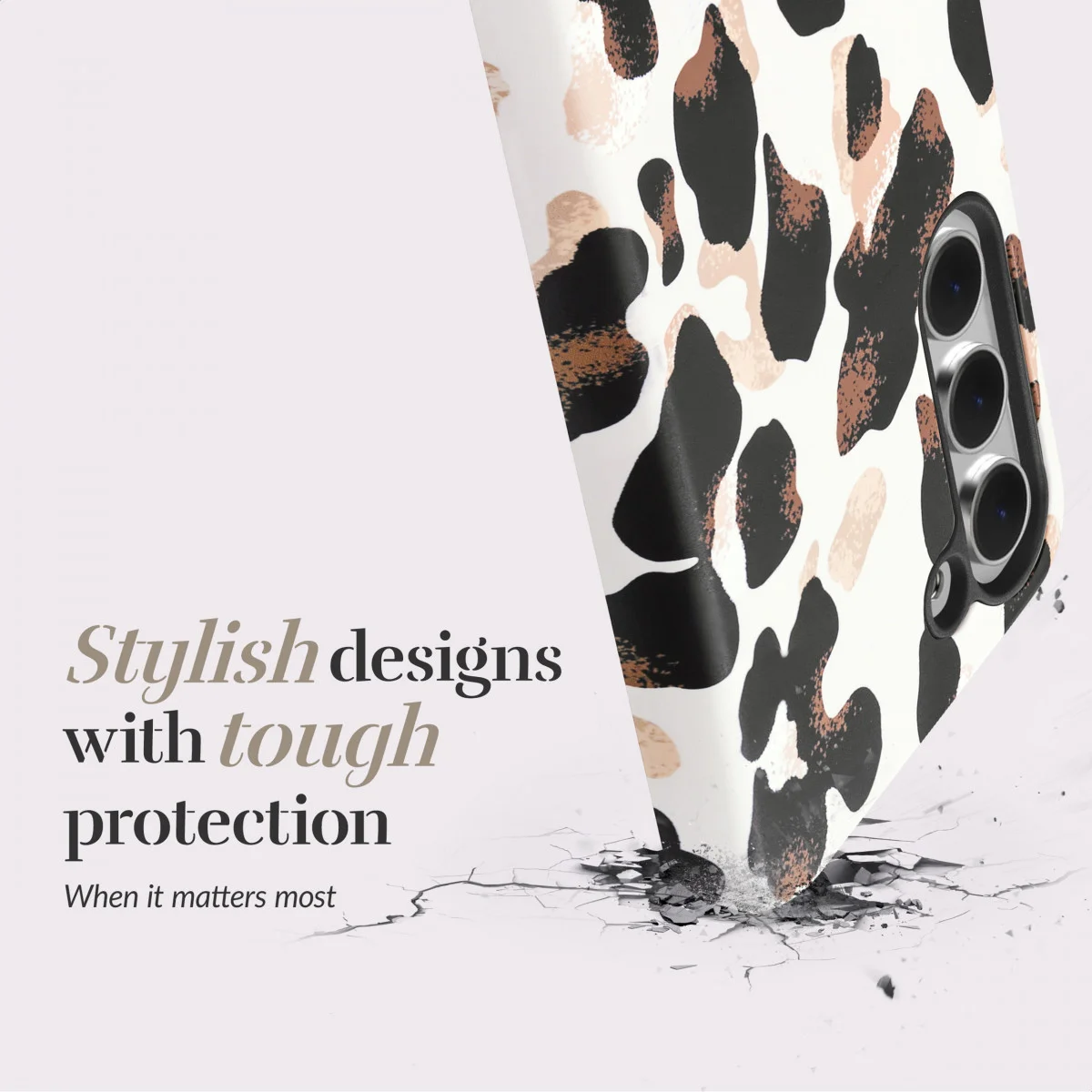 MIO MagSafe Samsung Galaxy A55 Hoesje Hard Shell Cover Leopard afbeelding 6