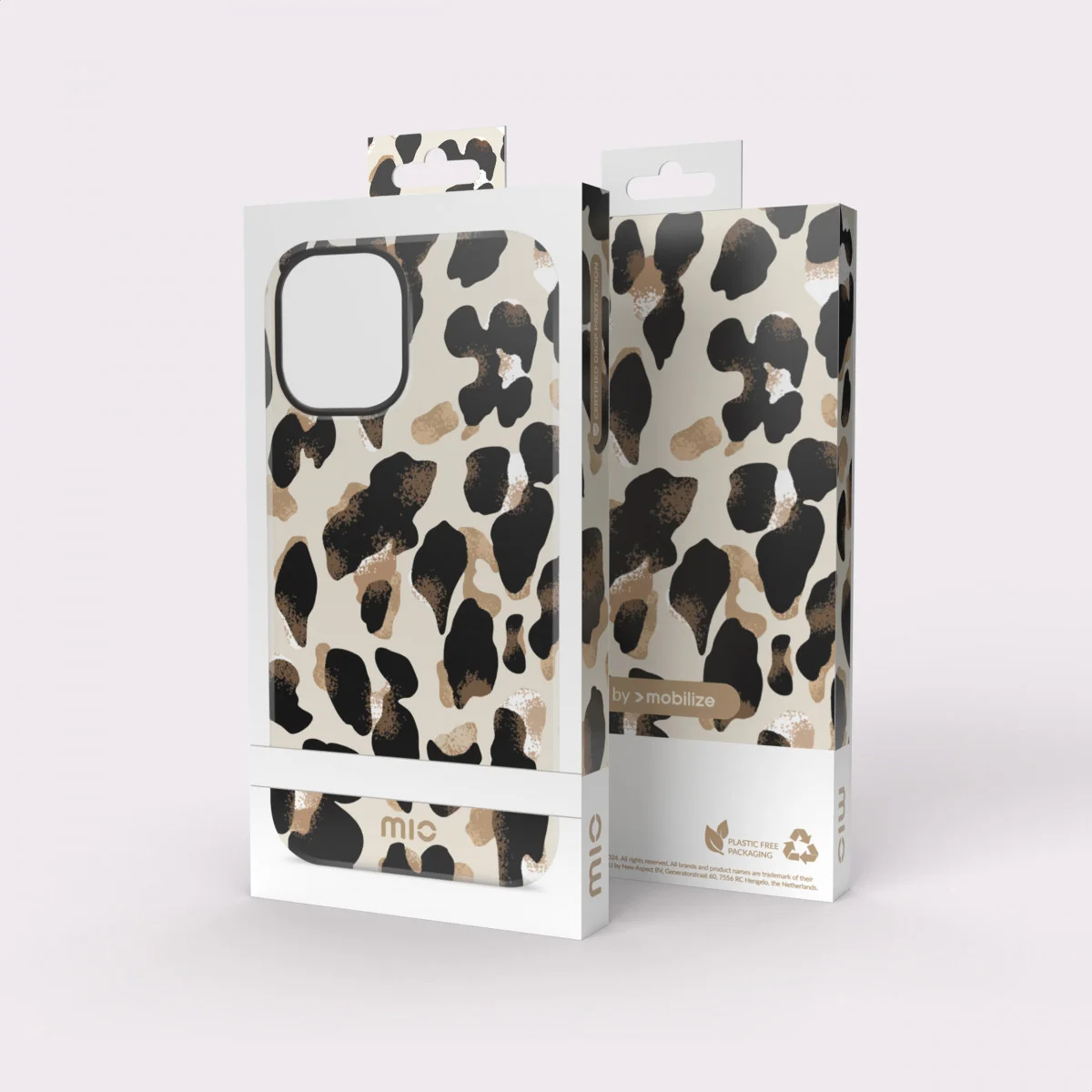 MIO MagSafe Samsung Galaxy A55 Hoesje Hard Shell Cover Leopard afbeelding 9