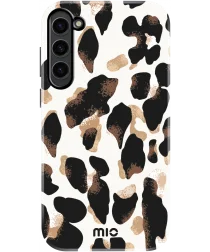 MIO MagSafe Samsung Galaxy S23 Hoesje Hard Shell Cover Leopard