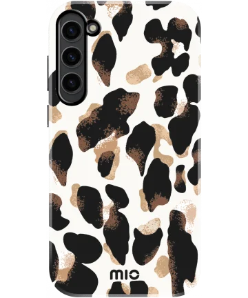 MIO MagSafe Samsung Galaxy S23 Hoesje Hard Shell Cover Leopard Hoesjes