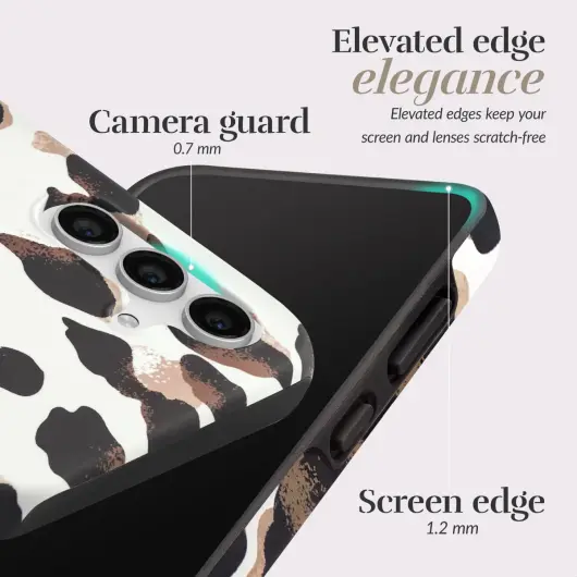 MIO MagSafe Samsung Galaxy S23 Hoesje Hard Shell Cover Leopard afbeelding 5