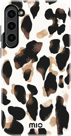 MIO MagSafe Samsung Galaxy S23 Hoesje Hard Shell Cover Leopard afbeelding 1