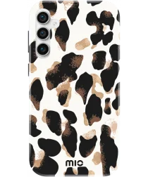 MIO MagSafe Samsung Galaxy S23 FE Hoesje Hard Shell Cover Leopard