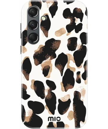 MIO MagSafe Samsung Galaxy S24 Hoesje Hard Shell Cover Leopard Hoesjes