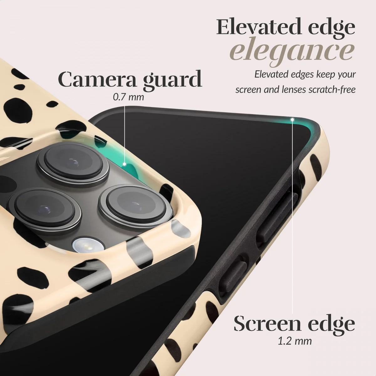 MIO MagSafe Apple iPhone 15 Pro Max Hoesje Hard Shell Spots afbeelding 5