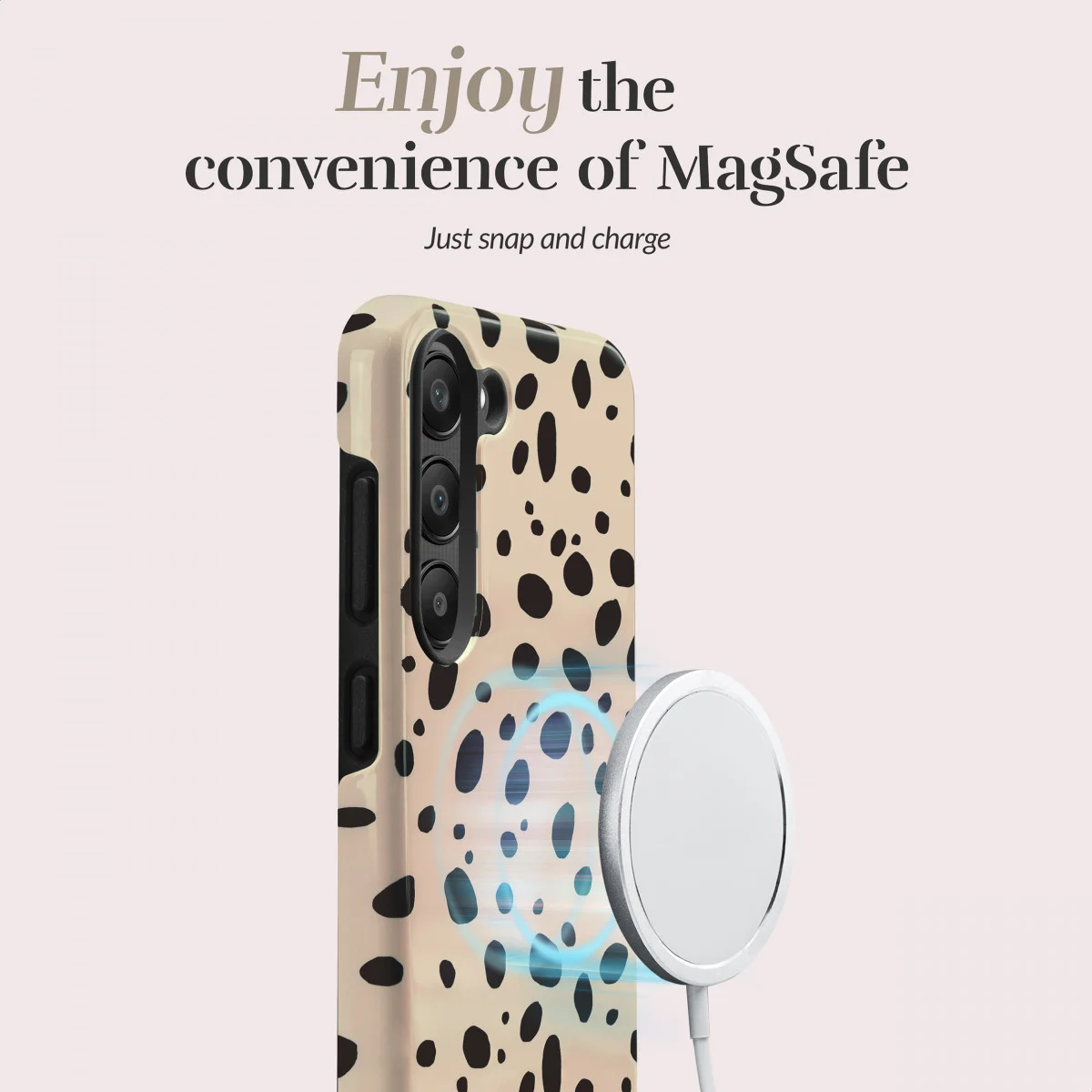 MIO MagSafe Samsung Galaxy S24 Ultra Hoesje Hard Shell Spots afbeelding 6