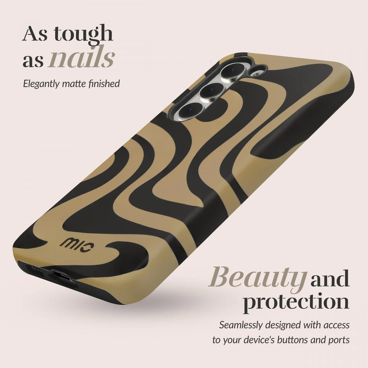MIO MagSafe Samsung Galaxy S24 Ultra Hoesje Hard Shell Swirl afbeelding 3