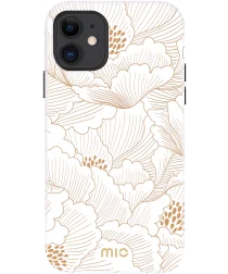 MIO MagSafe Apple iPhone 11 / XR Hoesje Hard Shell Cover White Roses