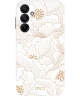 MIO MagSafe Samsung Galaxy A15 Hoesje Hard Shell Cover White Roses