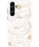 MIO MagSafe Samsung Galaxy A55 Hoesje Hard Shell Cover White Roses