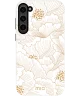 MIO MagSafe Samsung Galaxy S23 Hoesje Hard Shell Cover White Roses