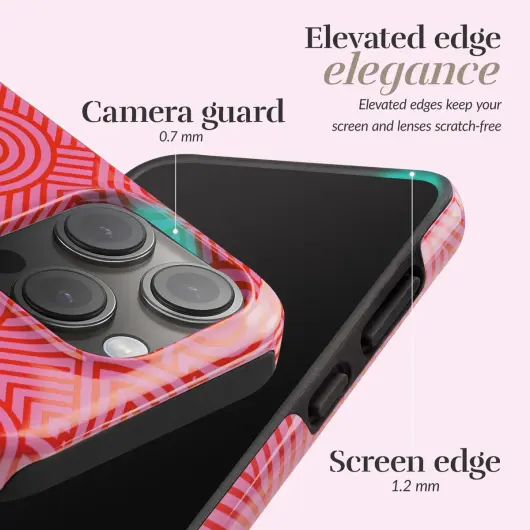 MIO MagSafe Apple iPhone 13 Pro Hoesje Hard Shell Cover Wild Hearts afbeelding 5
