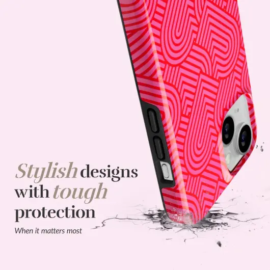 MIO MagSafe Apple iPhone 13 Pro Hoesje Hard Shell Cover Wild Hearts afbeelding 7