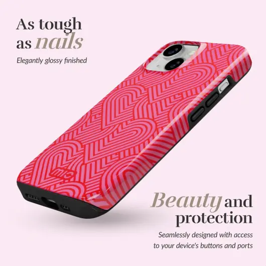 MIO MagSafe Apple iPhone 13 Pro Hoesje Hard Shell Cover Wild Hearts afbeelding 3
