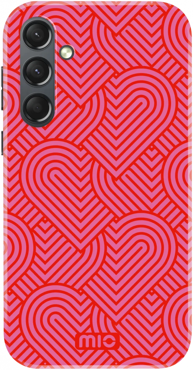 MIO MagSafe Samsung Galaxy S24 Hoesje Hard Shell Cover Wild Hearts afbeelding