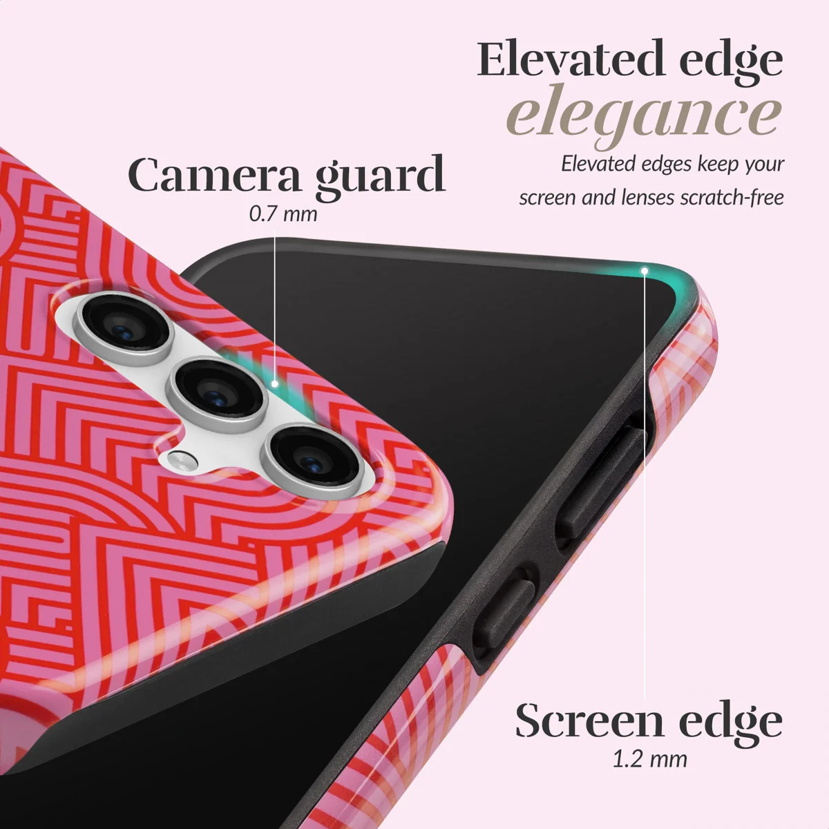 MIO MagSafe Samsung Galaxy S24 Hoesje Hard Shell Cover Wild Hearts afbeelding 5