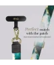 MIO Lanyard Universeel Nylon Telefoonkoord / Telefoonketting Green Marble