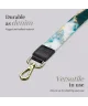 MIO Lanyard Universeel Nylon Telefoonkoord / Telefoonketting Green Marble