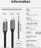 Ringke 3A Fast Charging Basic USB-C naar USB-C Kabel 60W 0.5M Zwart afbeelding 10