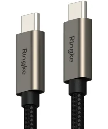 Ringke 3A Fast Charging Basic USB-C naar USB-C Kabel 60W 1M Zwart