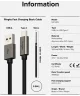 Ringke 3A Fast Charging Basic USB-A naar USB-C Kabel 60W 0.5M Zwart