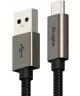 Ringke 3A Fast Charging Basic USB-A naar USB-C Kabel 60W 2M Zwart