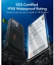 ESR iPhone 13 / 14 / 15 Waterdicht Hoesje IPX8 Waterproof Zwart