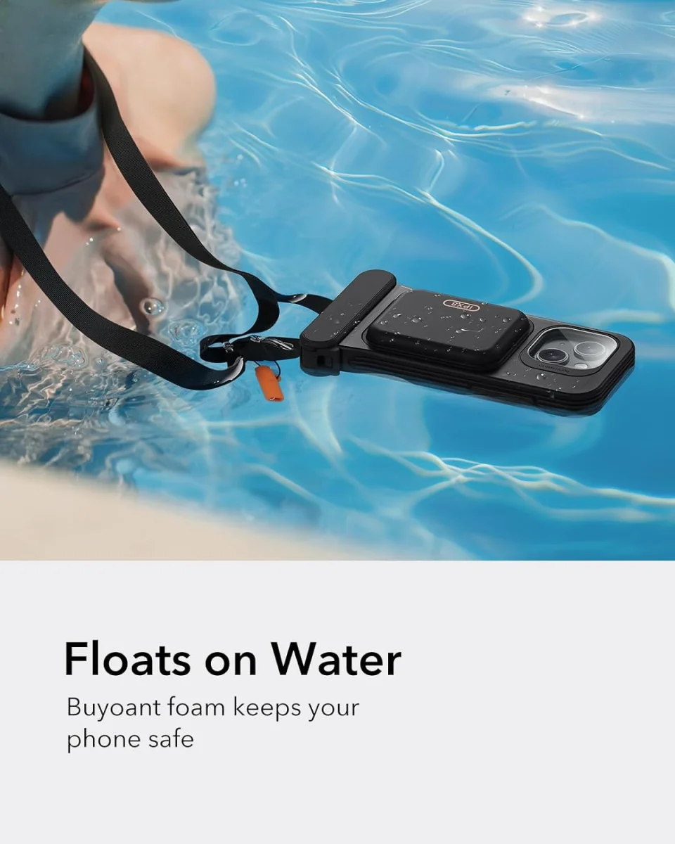 ESR iPhone 13 / 14 / 15 Waterdicht Hoesje IPX8 Waterproof Zwart afbeelding 5