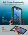 ESR iPhone 13 / 14 / 15 Waterdicht Hoesje IPX8 Waterproof Zwart afbeelding 3