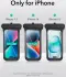 ESR iPhone 13 / 14 / 15 Waterdicht Hoesje IPX8 Waterproof Zwart afbeelding 9