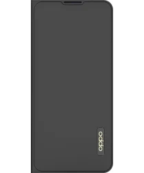 Origineel Oppo Reno 6 5G Hoesje Book Case met Pasjeshouder Zwart