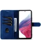 AZNS Samsung Galaxy A55 Hoesje Wallet Book Case Kunstleer Blauw