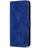 AZNS Samsung Galaxy A55 Hoesje Wallet Book Case Kunstleer Blauw