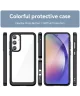 Samsung Galaxy A55 Hoesje Acryl Back Cover Zwart