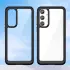 Samsung Galaxy A55 Hoesje Acryl Back Cover Zwart afbeelding 2