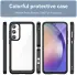 Samsung Galaxy A55 Hoesje Acryl Back Cover Zwart afbeelding 8